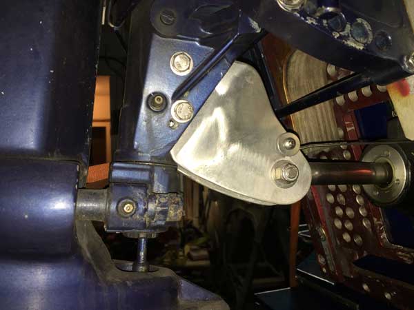 Race motor trim bracket